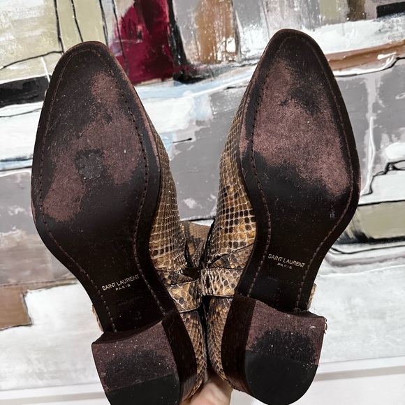 Saint Laurent Men’s Python Boots - Picture 5 of 7